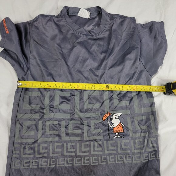 Little Caesars Employee Uniform Adults Medium Gray Shirt Work Wear - Picture 6 of 9